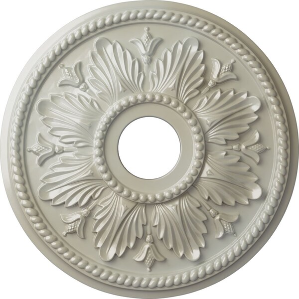 Ekena Millwork Edinburgh Ceiling Medallion (Fits Canopies up to 5 1/8"), 18 1/8"OD x 3 1/2"ID x 2 3/4"P, Flash Blue CM18ED1FBS - main